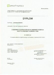 Kurs: audyty energetyczne