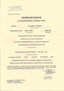 Kurs Prac Pod Napięciem